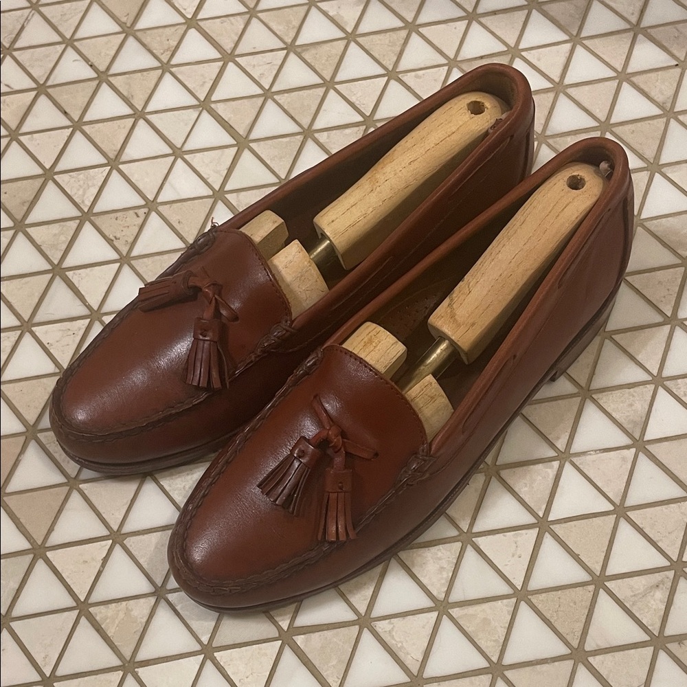 Allen Edmonds “Naples” Brown Tassel Loafer Men’s Size 9.5 B